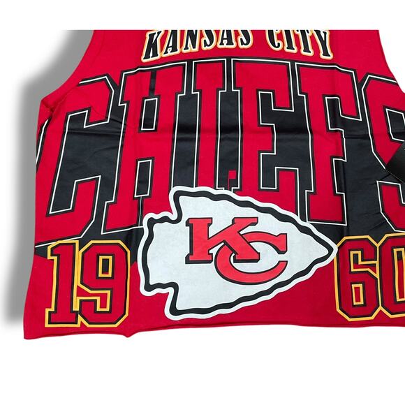 Kansas City Chiefs Womens Large Crop Tee Shirt Muscle Graphic NFL x Forever21 - Picture 4 of 13